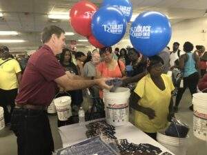 Hurricane Preparedness Bucket Building Image